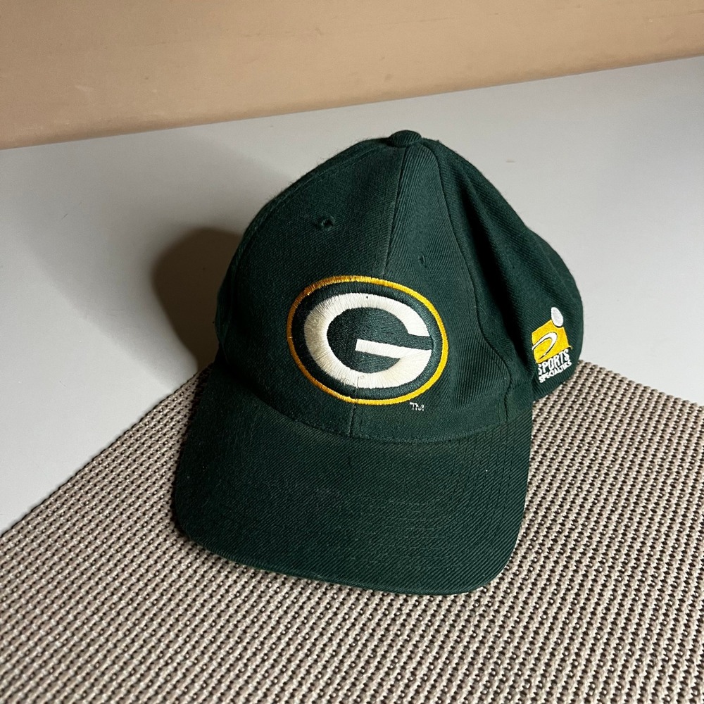Vintage Green Bay Packers Sports Specialties Snapback‎ Hat NFL Pro Line Green